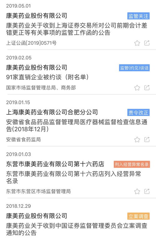 一键查询失信人、金融监管处罚、环保处罚及中介机构诚信信息